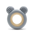 Massaggiagengive in Faggio e Silicone “ORSACCHIOTTO” Grey